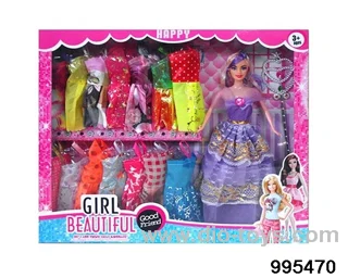 Barbie doll suit in window box