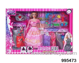 Barbie doll suit in window box