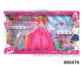 Barbie doll suit in window box