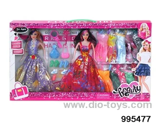 Barbie doll suit in window box