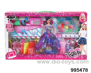 Barbie doll suit in window box