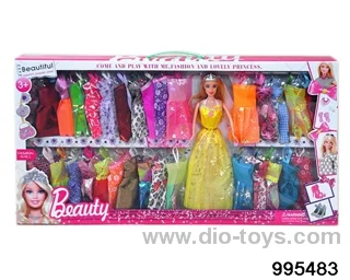 Barbie doll suit in window box