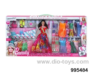 Barbie doll suit in window box