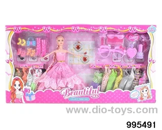 Barbie doll suit in window box