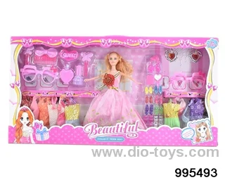 Barbie doll suit in window box