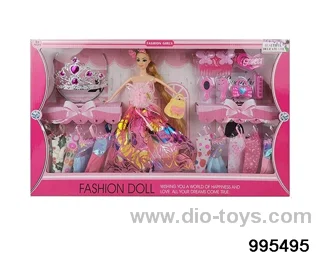 Barbie doll suit in window box