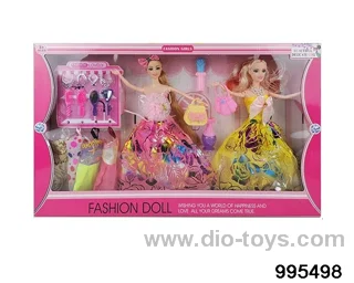Barbie doll suit in window box