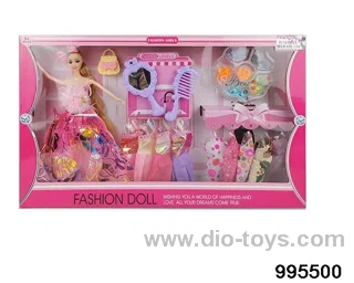 Barbie doll suit in window box