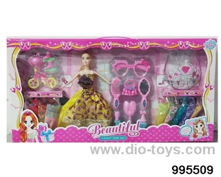 Barbie doll suit in window box