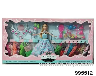 Barbie doll suit in window box