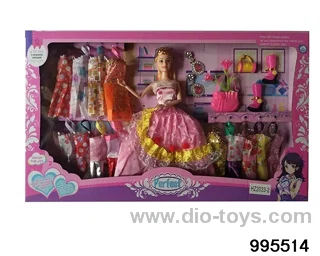 Barbie doll suit in window box