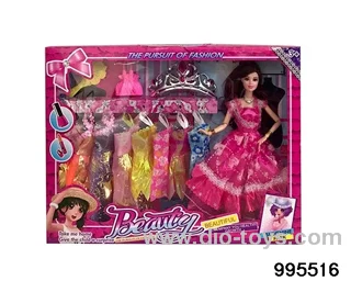 Barbie doll suit in window box