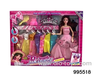 Barbie doll suit in window box