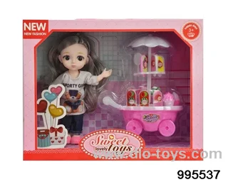 Barbie doll suit in window box