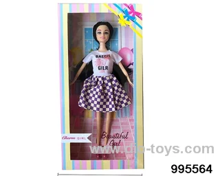 Barbie doll suit in window box