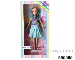 Barbie doll suit in window box