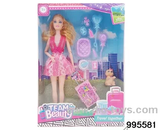 Barbie doll suit in window box