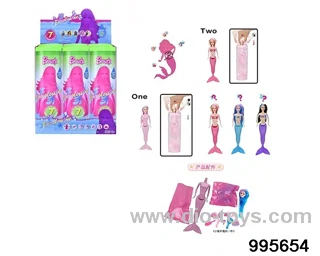 Barbie doll suit in bottle