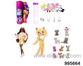 Barbie doll suit in bottle