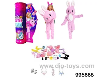 Barbie doll suit in bottle