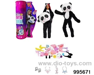 Barbie doll suit in bottle