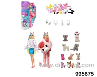 Barbie doll suit in bottle