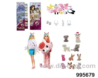 Barbie doll suit in bottle
