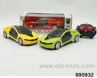 1:18 4 ch rc car with light not included battery