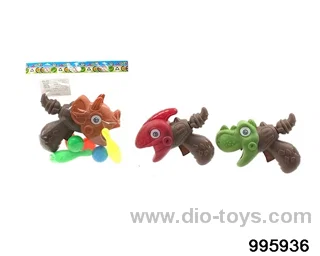 Dinosaur table tennis gun in opp bag