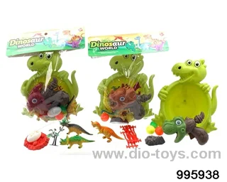 Dinosaur table tennis gun in PP bag with header
