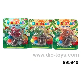 Dinosaur table tennis gun in Blister card