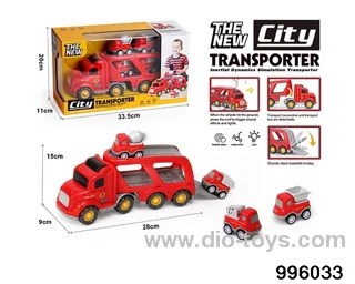 Audio-visual mini transport vehicle in window box