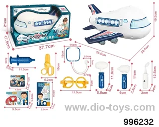 Functional medical kit+aircraft storage in display box