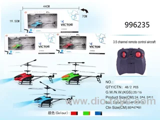 3.5 CH RC helicopter in window box