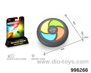 Memory game machine&ground mouse (round 4 keys) in box