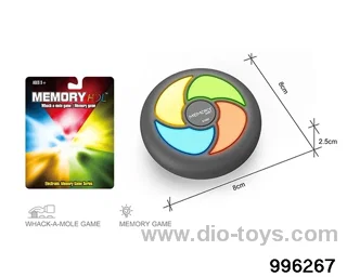 Memory game machine&ground mouse (round 4 keys) in Blister card