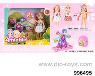 6-inch full-body articulated Anna casual wear+Ferris wheel+schoolbag in window box