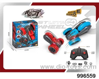 Three-wheel light stunt car (2.4G without power) in window box