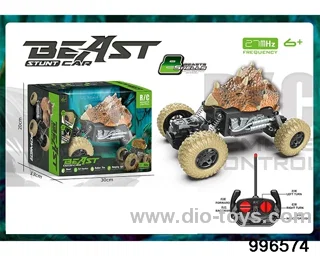 Animal climbing car in window box