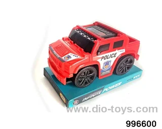 Q plate inertial police car in PVC cover
