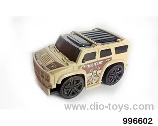Q plate camouflage inertial car in opp bag