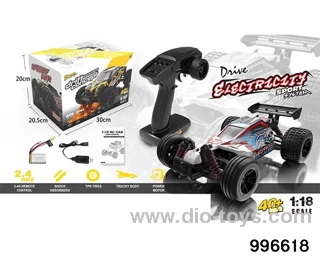 1:18 full scale 4WD remote control high-speed semi-truck in box