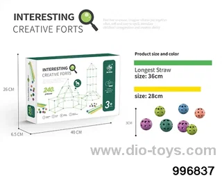 Building block toy in color box