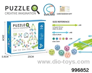 Building block toy in color box