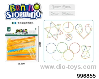 Building block toy in PP bag with header