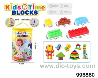 Building block toy in Hand bag
