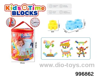 Building block toy in Hand bag