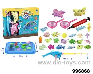 Luminous fishing square pool in color box