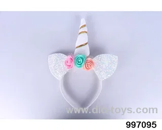 Flash unicorn head buckle in opp bag