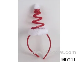 Christmas head buckle+bell in opp bag